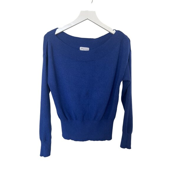 Lovers and Friends Luxe Cobalt Blue Off Shoulder Knit Sweater - Picture 5 of 7